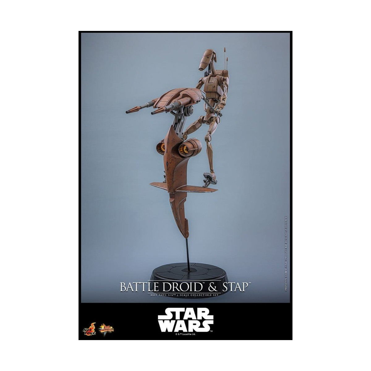 Hot Toys - Battle Droid & STAP MMS 1/6 - Star Wars: The Phantom Menace MMS887
