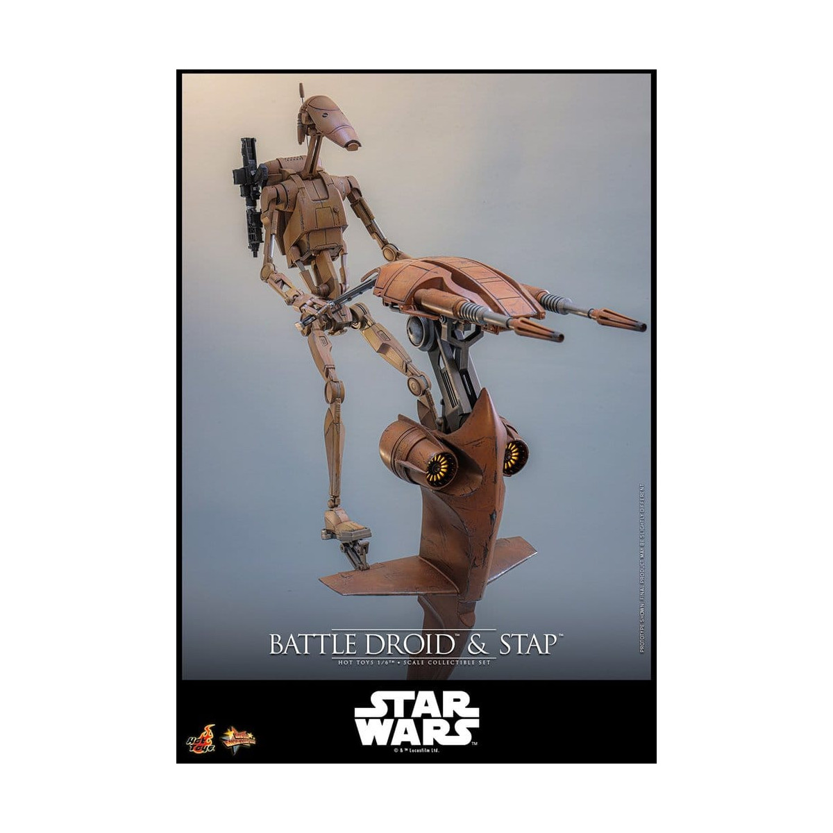 Hot Toys - Battle Droid & STAP MMS 1/6 - Star Wars: The Phantom Menace MMS887
