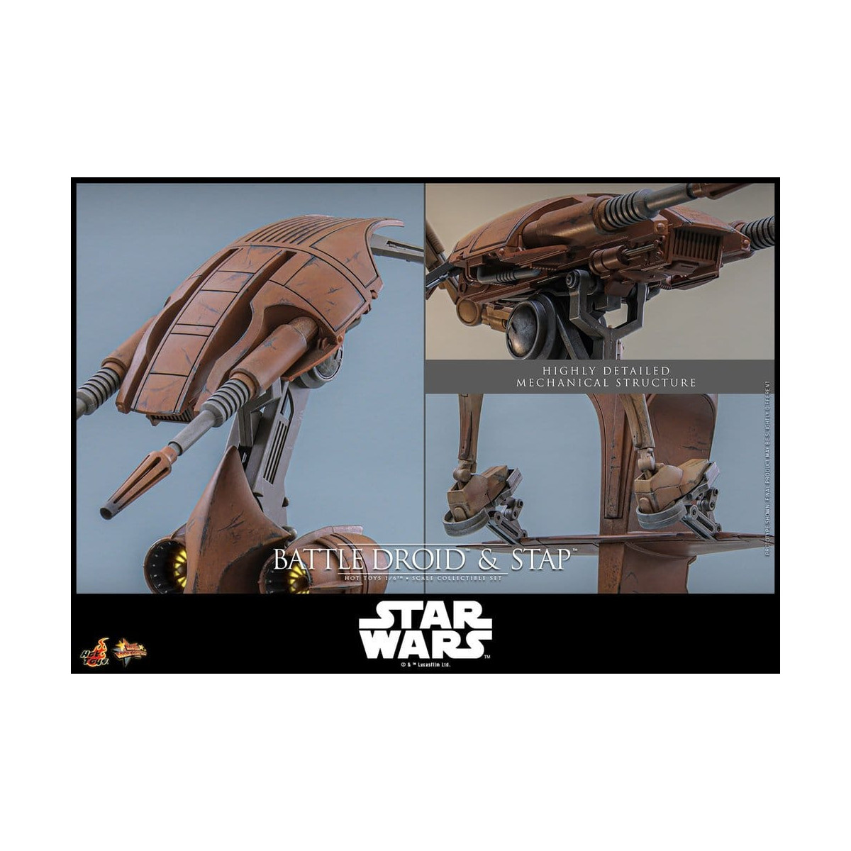 Hot Toys - Battle Droid & STAP MMS 1/6 - Star Wars: The Phantom Menace MMS887
