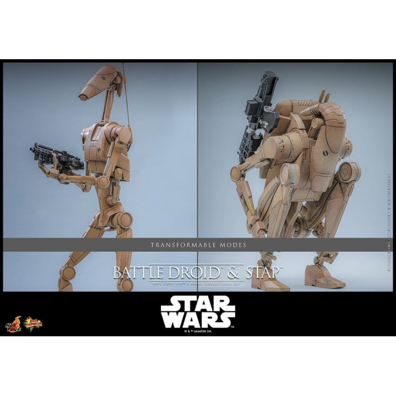 Hot Toys - Battle Droid & STAP MMS 1/6 - Star Wars: The Phantom Menace MMS887