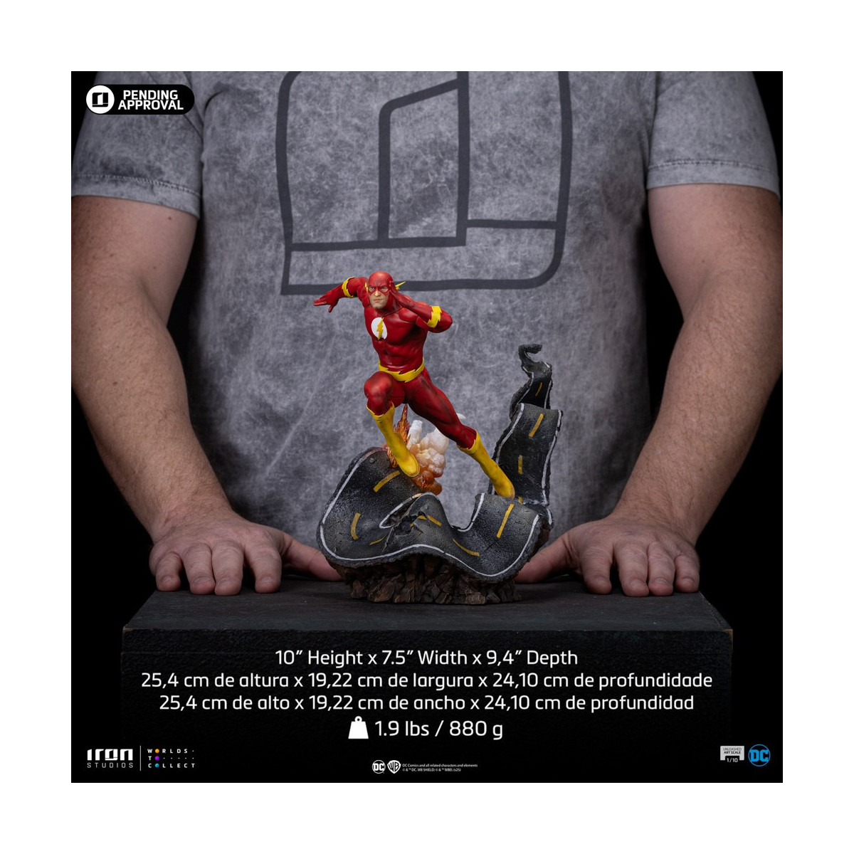 Iron Studios - Dc Comics - The Flash Unleashed Art Scale 1/10