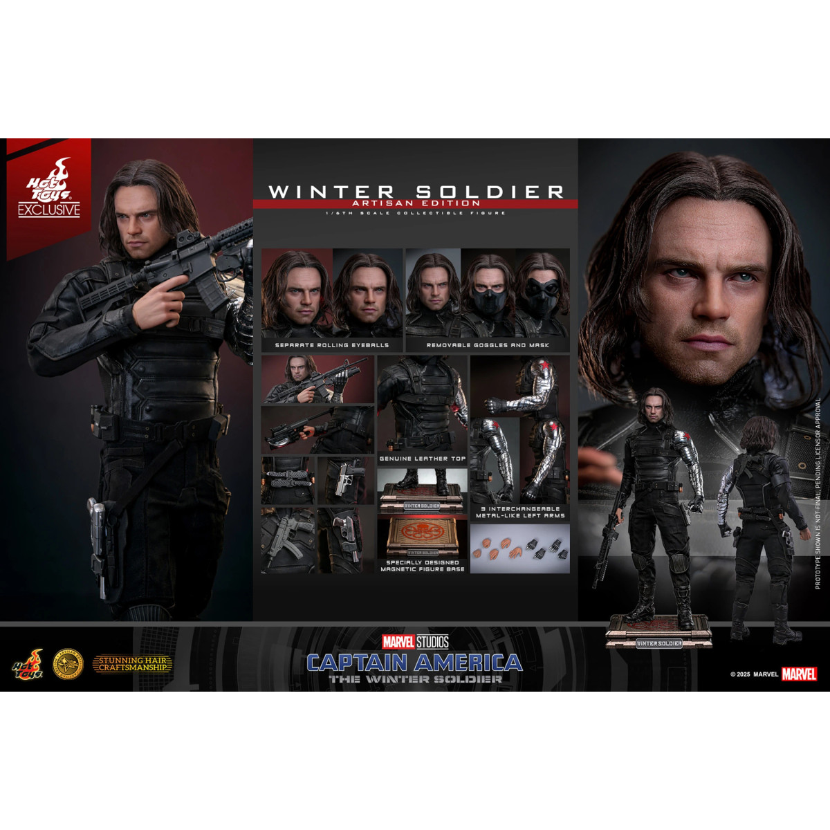 Hot Toys - Winter Soldier Artisan Edition MMS 1/6 - Captain America: The Winter Soldier
