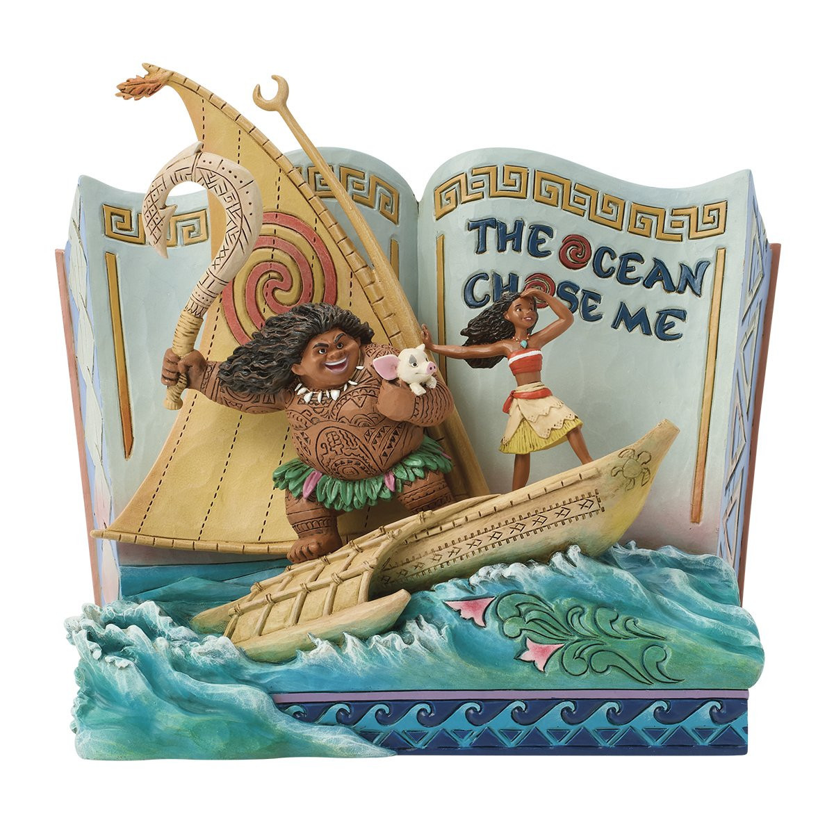 Enesco Disney Traditions By Jim Shore - Storybook The Ocean Choose Me - Vaiana (Moana) - Moana