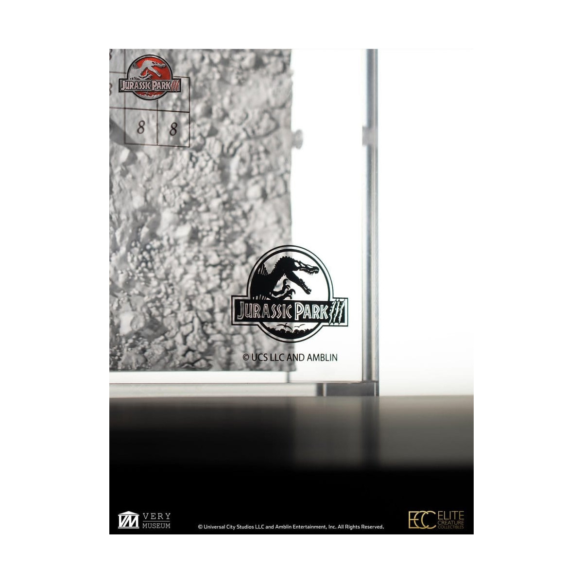 ECC Elite Creature Collectibles - Jurassic Park 3 Karte der Ausgrabungen Velociraptor