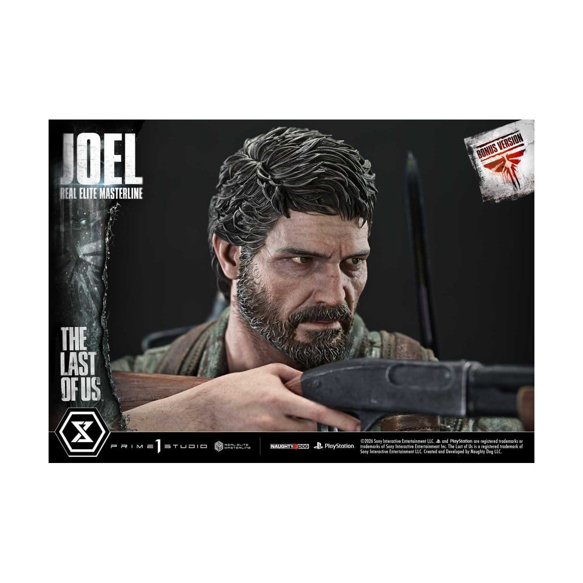 Prime 1 - Joel (The The Last of Us Part I) 1/4 Real Elite Masterline Bonus Version