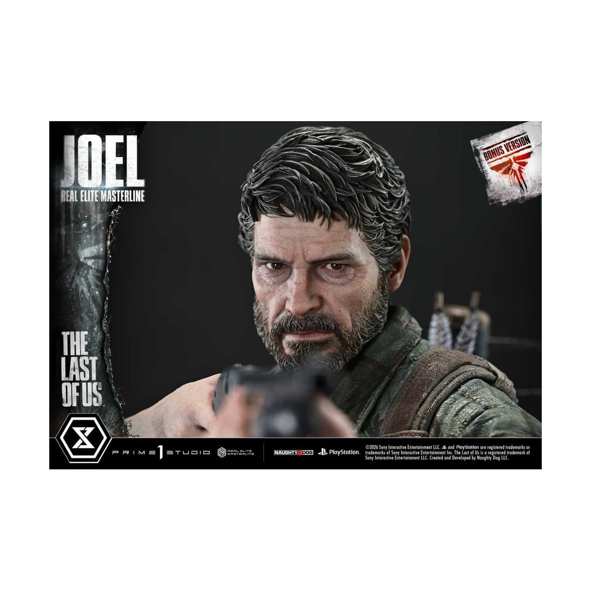 Prime 1 - Joel (The The Last of Us Part I) 1/4 Real Elite Masterline Bonus Version