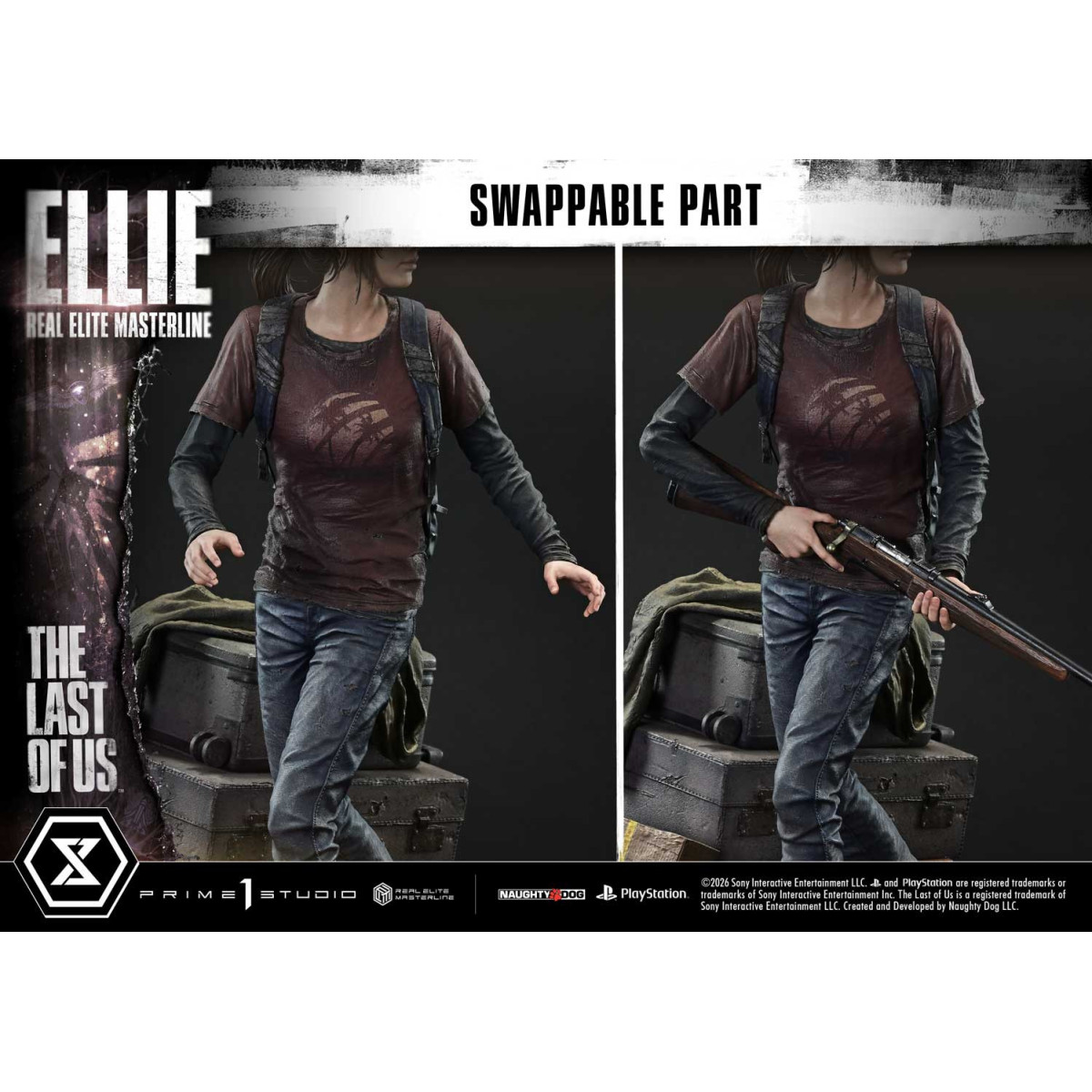 Prime 1 - Ellie (The The Last of Us Part I) 1/4 Real Elite Masterline Bonus Version