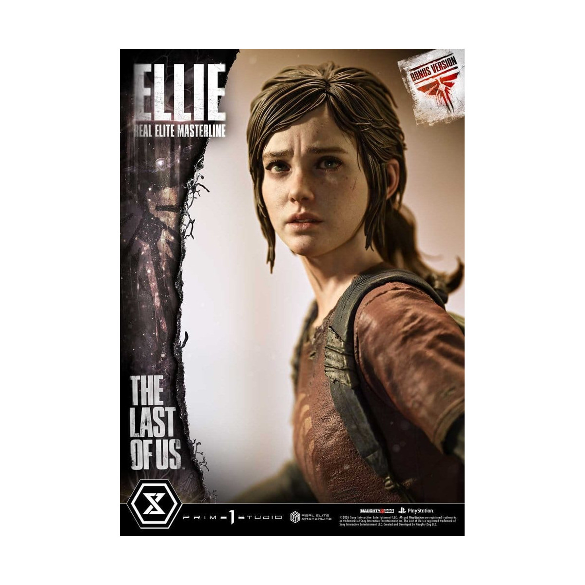Prime 1 - Ellie (The The Last of Us Part I) 1/4 Real Elite Masterline Bonus Version