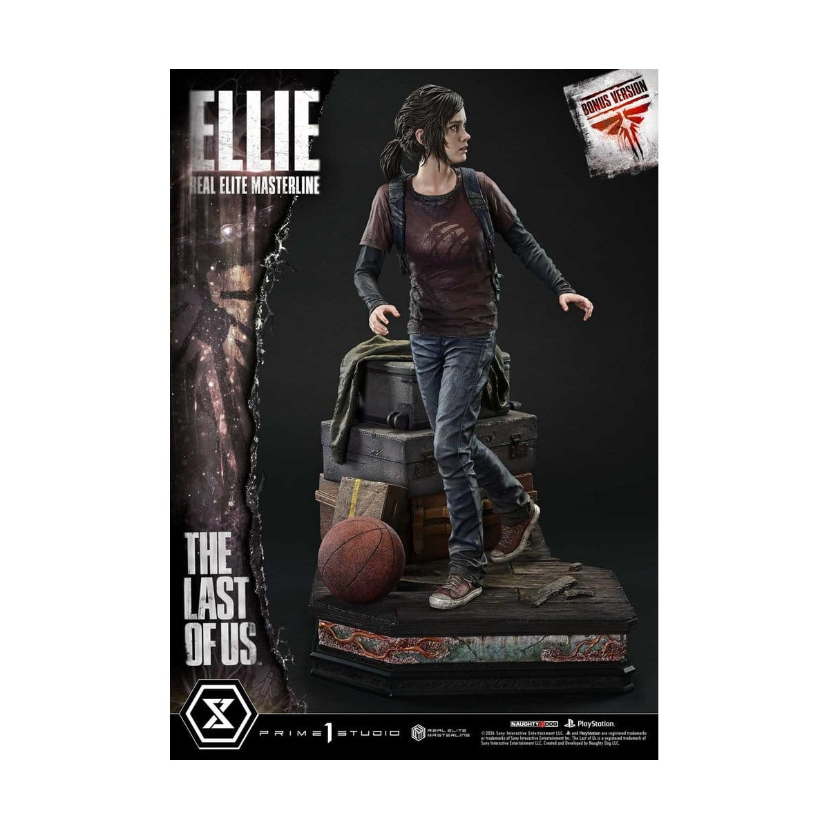 Prime 1 - Ellie (The The Last of Us Part I) 1/4 Real Elite Masterline Bonus Version