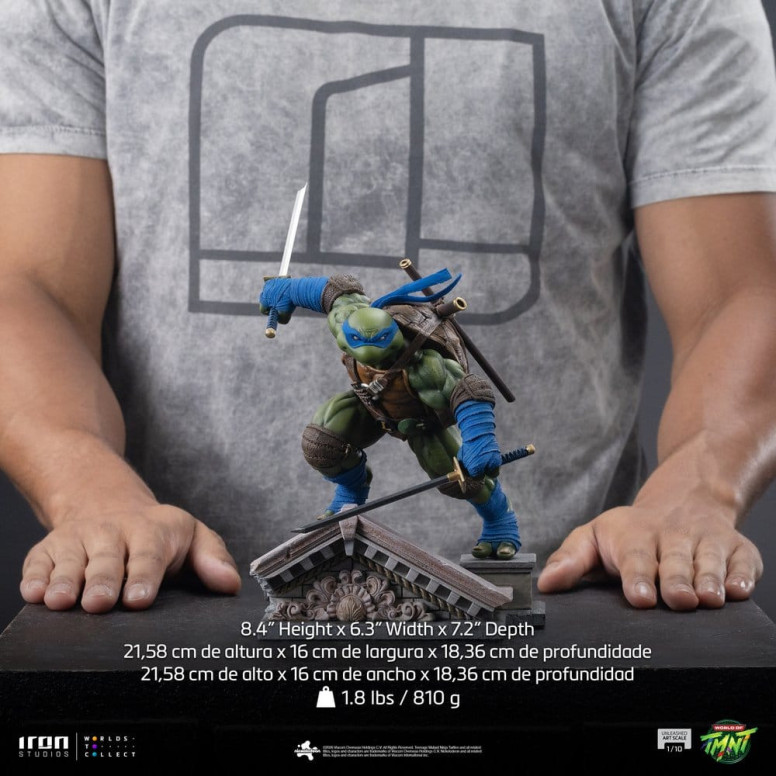 Iron Studios - TMNT - Leonardo Unleashed Art Scale 1/10 - Teenage Mutant Ninja Turtles