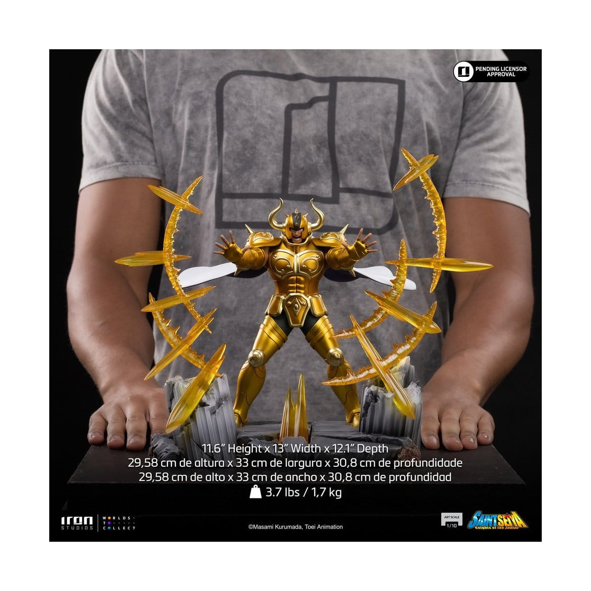 Iron Studios - Saint Seiya - taurus Aldebaran Art Scale 1/10 - Die Ritter des Zodiakus