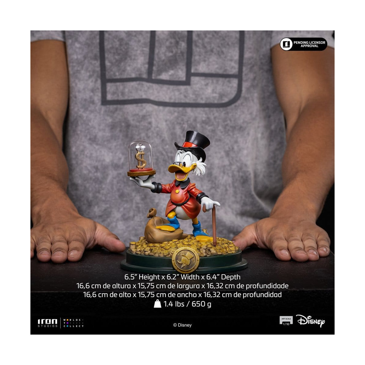 Iron Studios - Disney Uncle Scrooge McDuck Art Scale 1/10 - Duck Tales
