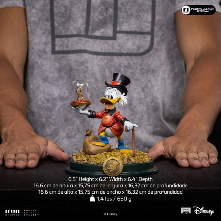 Iron Studios - Disney Uncle Scrooge McDuck Art Scale 1/10 - Duck Tales