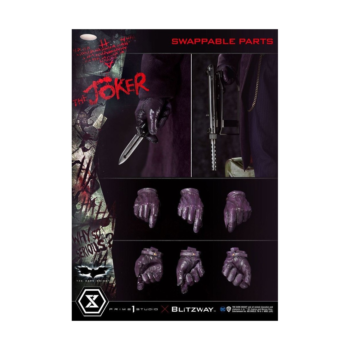 Prime 1 Studio - Der Joker - Der dunkle Ritter - Bonus Ver. 1/3