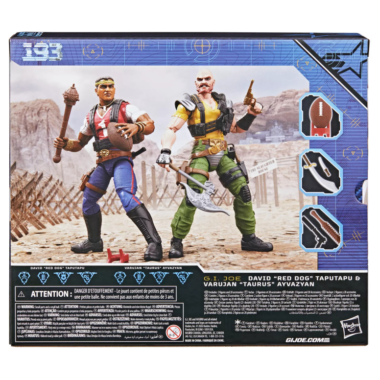 Hasbro G.I.JOE Classified Serie - David "Red Dog" Taputapu und Varujan "Taurus" Ayvazyan