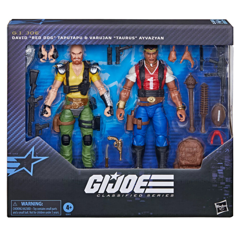 Hasbro G.I.JOE Classified Serie - David "Red Dog" Taputapu und Varujan "Taurus" Ayvazyan
