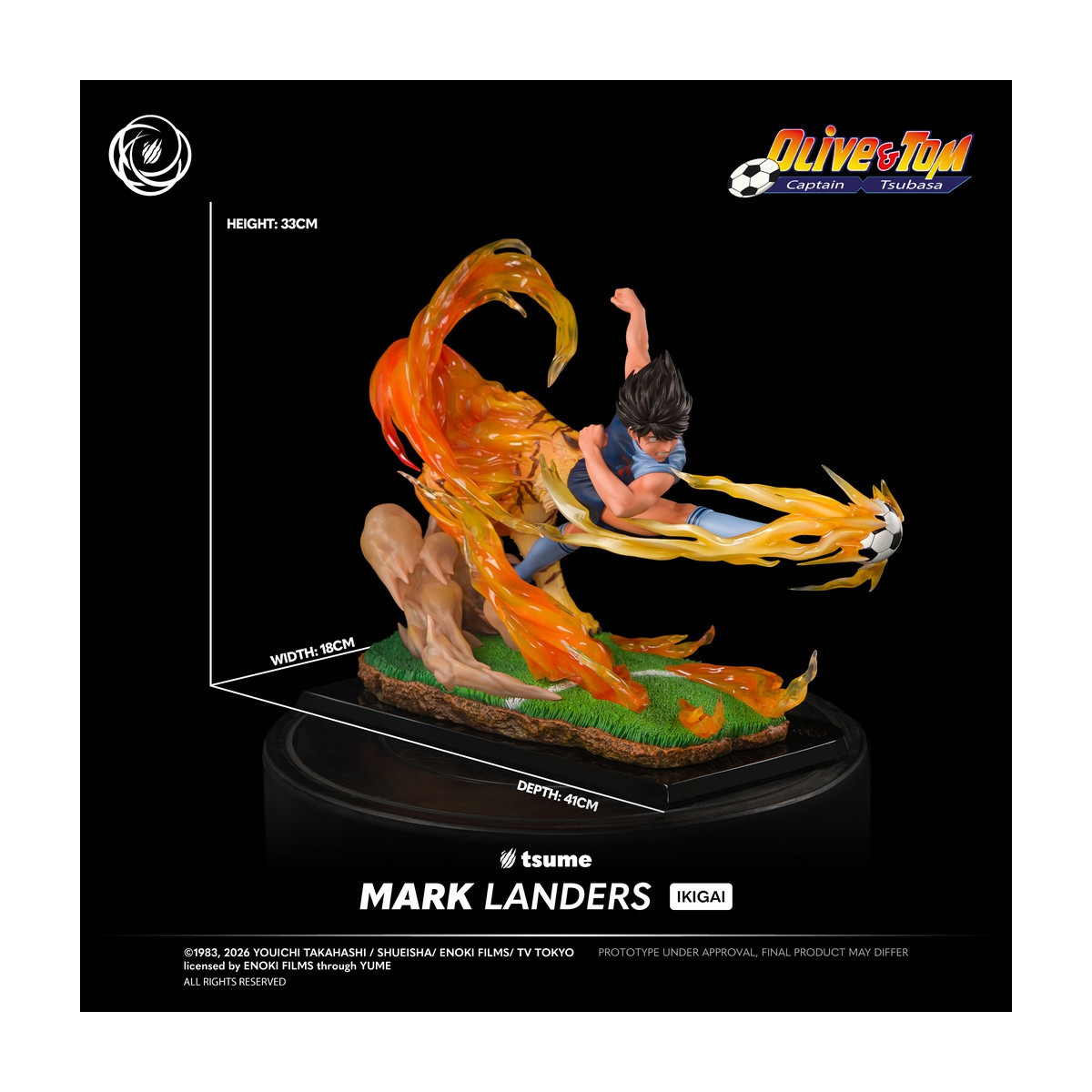 Tsume Ikigai - Mark Landers 1/6 - Olive & Tom - Captain Tsubasa