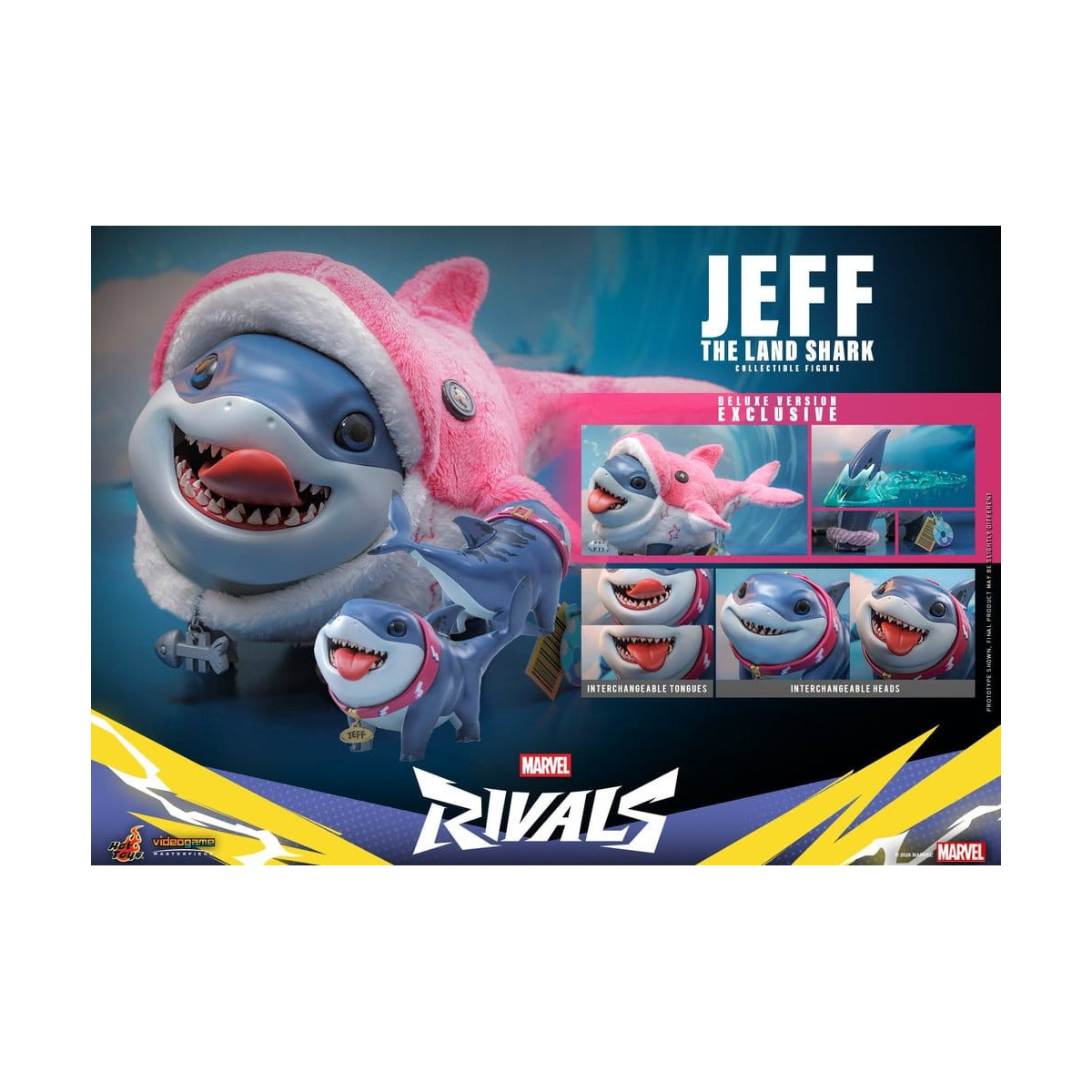 Hot Toys Marvel - Jeff the Land Shark (Deluxe Version) - Marvel Rivals Videogame Masterpiece Series