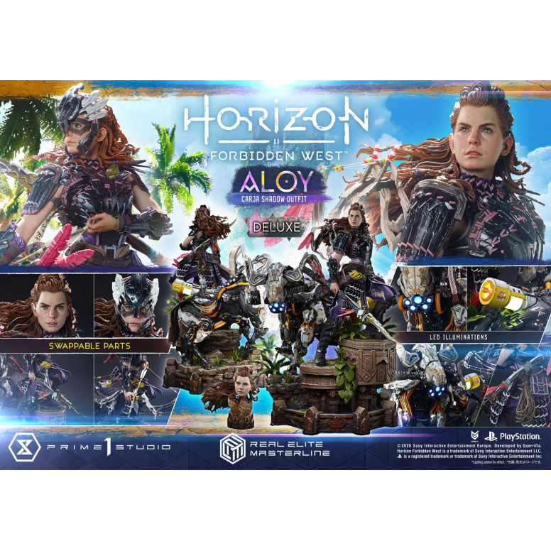 Prime 1 Studio - Aloy Carja Shadow Outfit DX Bonus Version - Horizon Forbidden West Real Elite Masterline 1/3