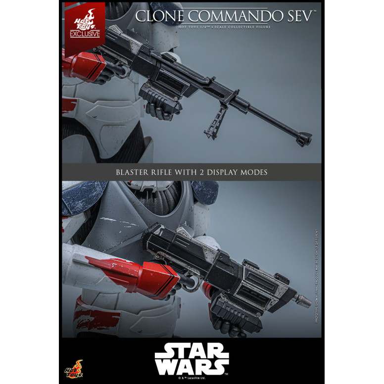 Hot Toys Star Wars - Clone Commando Sev - The Clone Wars 1/6 Hot Toys Exclusive
