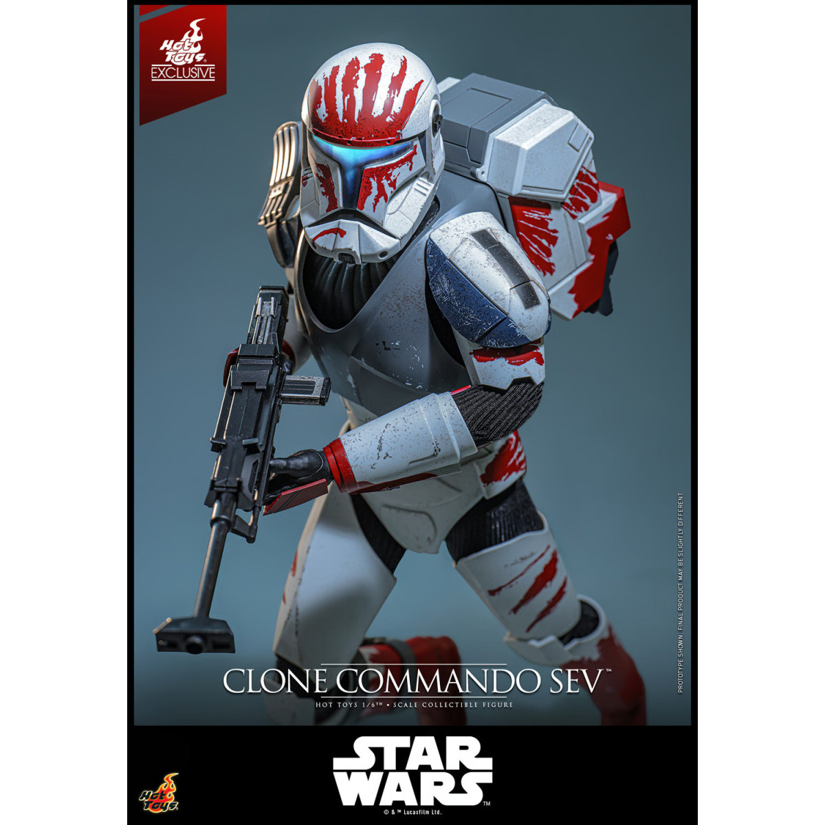 Hot Toys Star Wars - Clone Commando Sev - The Clone Wars 1/6 Hot Toys Exclusive