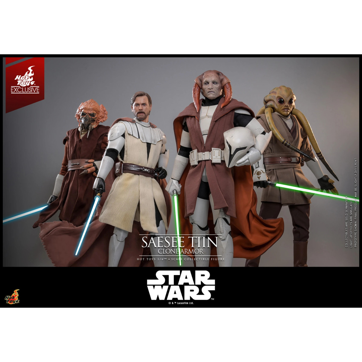 Hot Toys Star Wars - Saesee Tiin (Clone Armor) TMS 1/6 - The Clone Wars Hot Toys Exclusive
