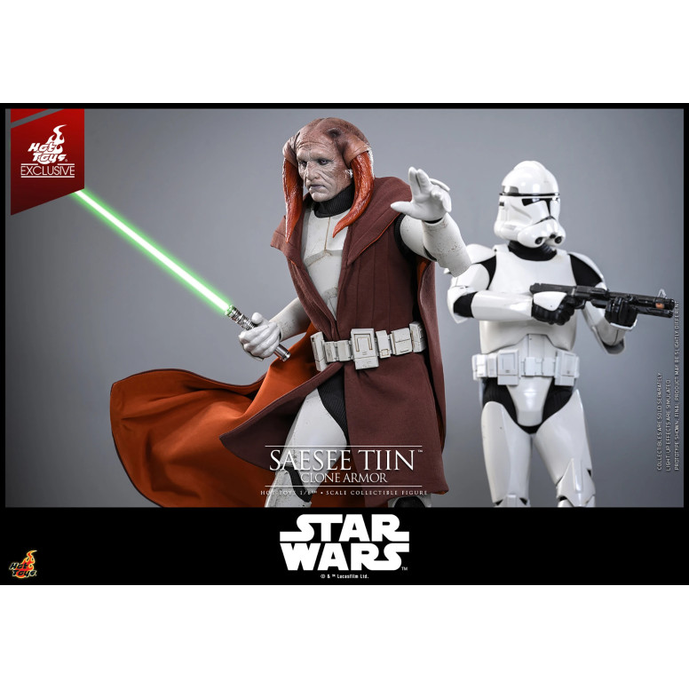 Hot Toys Star Wars - Saesee Tiin (Clone Armor) TMS 1/6 - The Clone Wars Hot Toys Exclusive