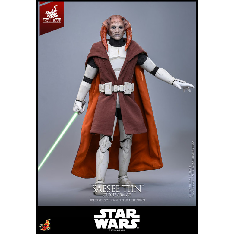 Hot Toys Star Wars - Saesee Tiin (Clone Armor) TMS 1/6 - The Clone Wars Hot Toys Exclusive