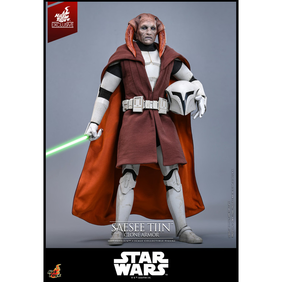 Hot Toys Star Wars - Saesee Tiin (Clone Armor) TMS 1/6 - The Clone Wars Hot Toys Exclusive