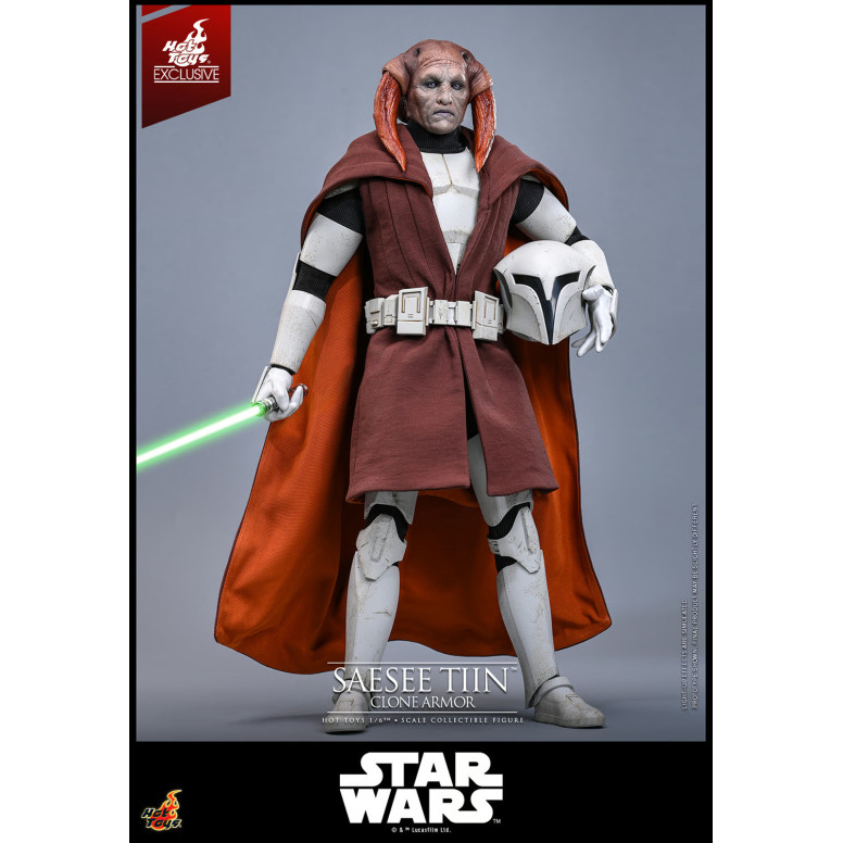 Hot Toys Star Wars - Saesee Tiin (Clone Armor) TMS 1/6 - The Clone Wars Hot Toys Exclusive
