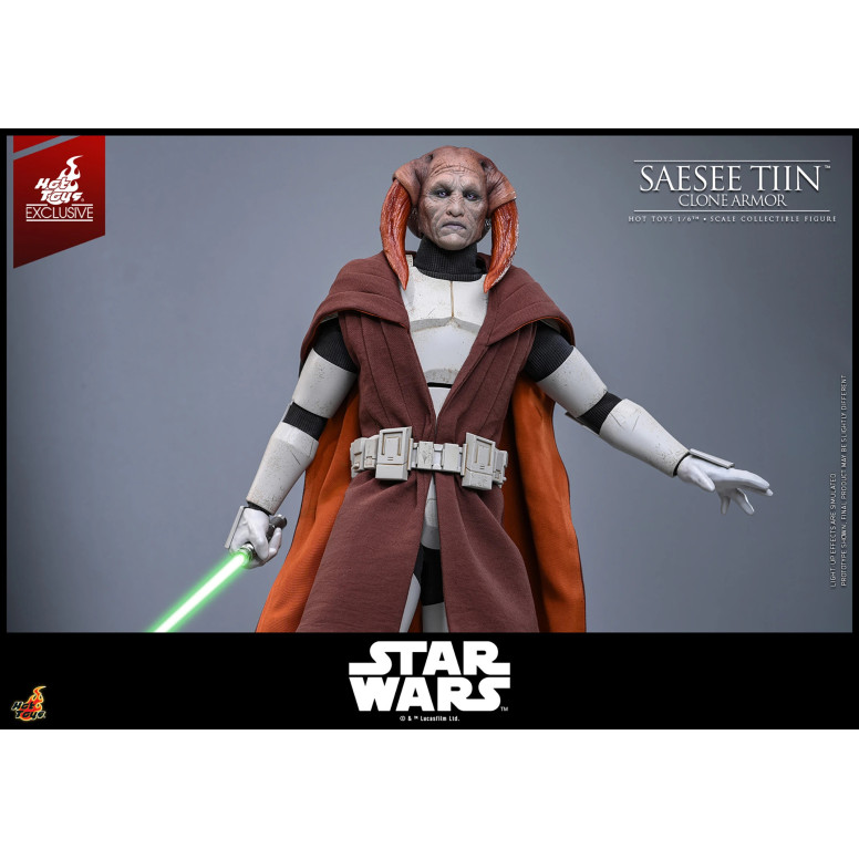 Hot Toys Star Wars - Saesee Tiin (Clone Armor) TMS 1/6 - The Clone Wars Hot Toys Exclusive