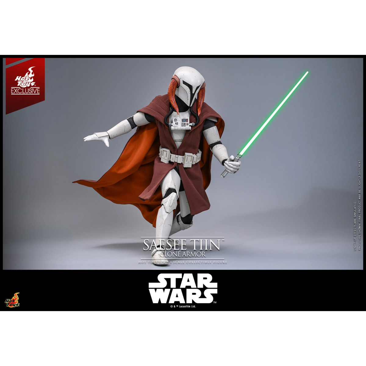 Hot Toys Star Wars - Saesee Tiin (Clone Armor) TMS 1/6 - The Clone Wars Hot Toys Exclusive