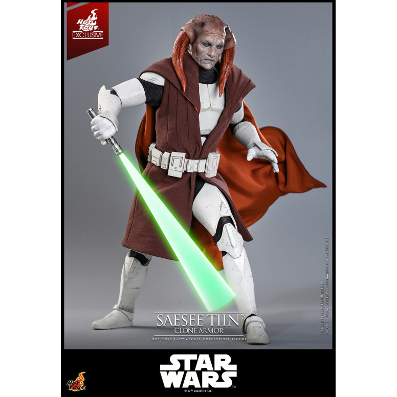 Hot Toys Star Wars - Saesee Tiin (Clone Armor) TMS 1/6 - The Clone Wars Hot Toys Exclusive