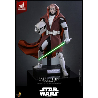 Hot Toys Star Wars - Saesee Tiin (Clone Armor) TMS 1/6 - The Clone Wars Hot Toys Exclusive