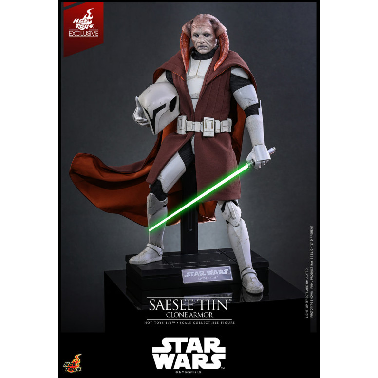 Hot Toys Star Wars - Saesee Tiin (Clone Armor) TMS 1/6 - The Clone Wars Hot Toys Exclusive