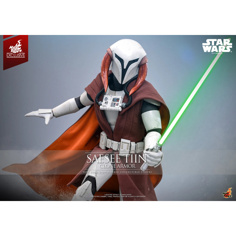 Hot Toys Star Wars - Saesee Tiin (Clone Armor) TMS 1/6 - The Clone Wars Hot Toys Exclusive