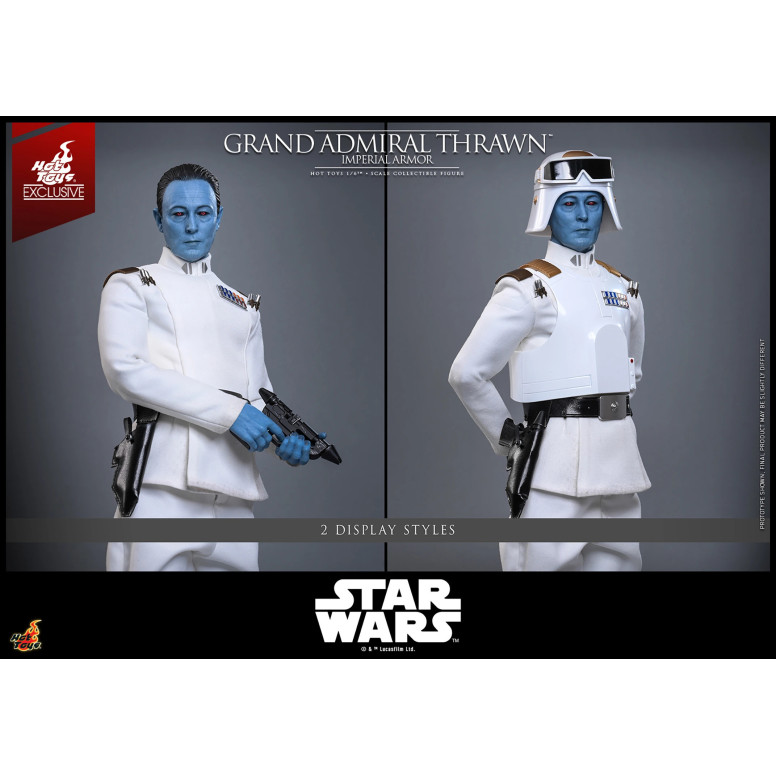 Hot Toys Star Wars - Großadmiral Thrawn (Imperial Armor) 1/6 - Rebels - Hot Toys Exclusive