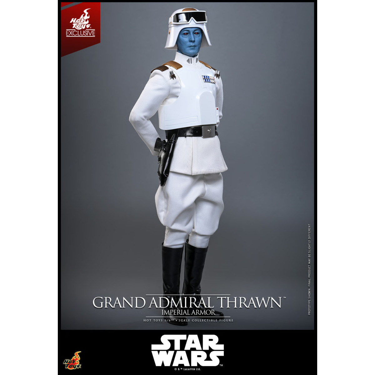 Hot Toys Star Wars - Großadmiral Thrawn (Imperial Armor) 1/6 - Rebels - Hot Toys Exclusive
