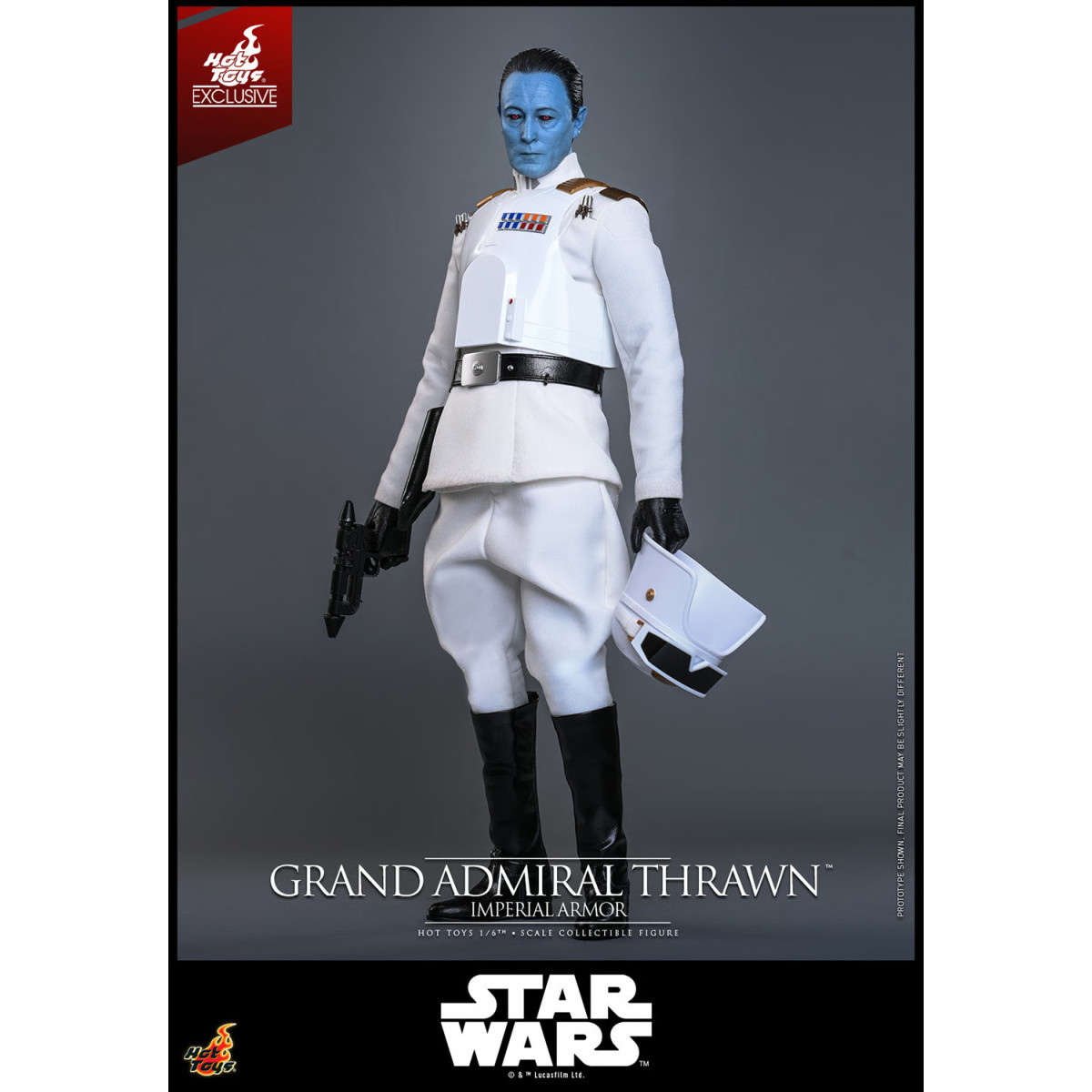Hot Toys Star Wars - Großadmiral Thrawn (Imperial Armor) 1/6 - Rebels - Hot Toys Exclusive