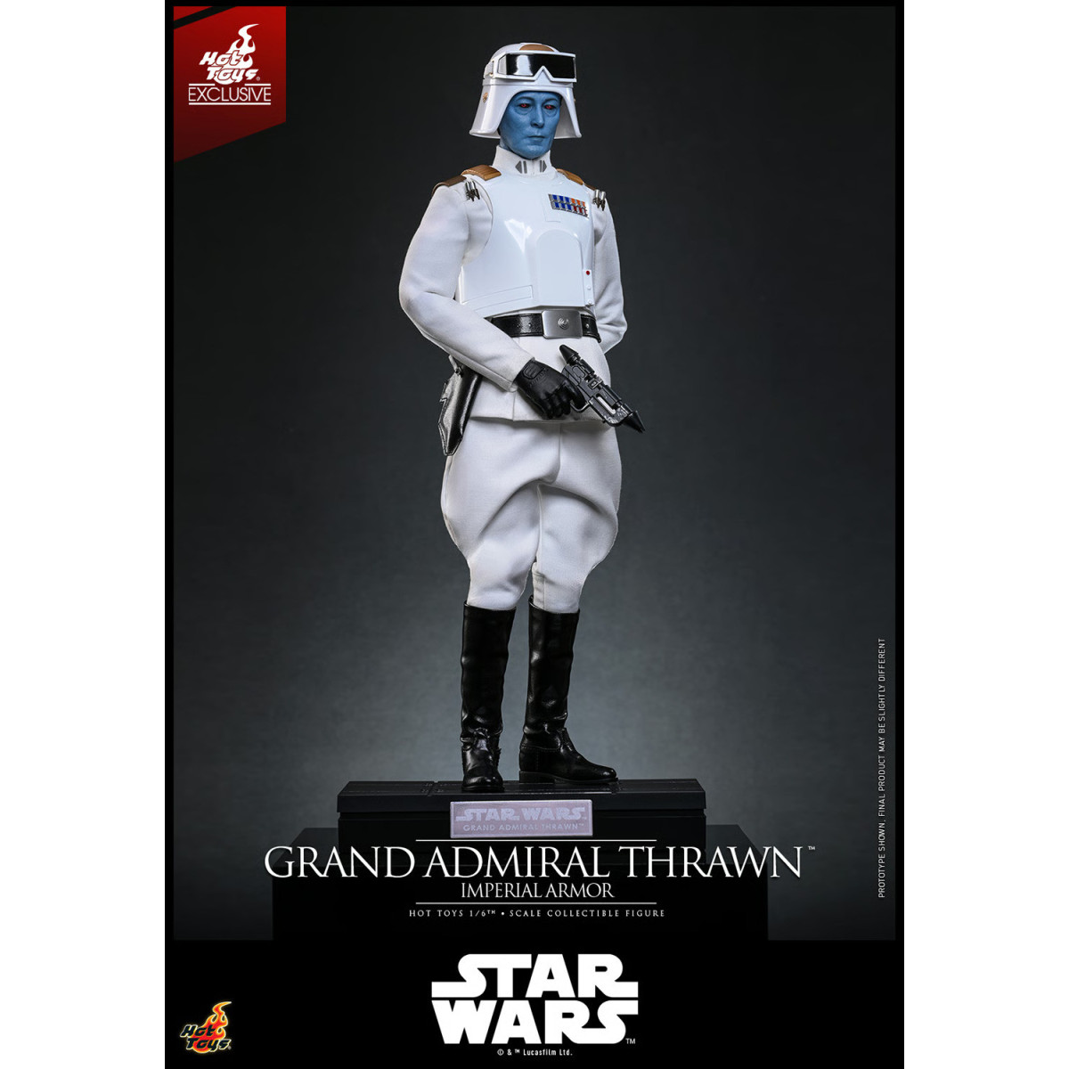 Hot Toys Star Wars - Großadmiral Thrawn (Imperial Armor) 1/6 - Rebels - Hot Toys Exclusive