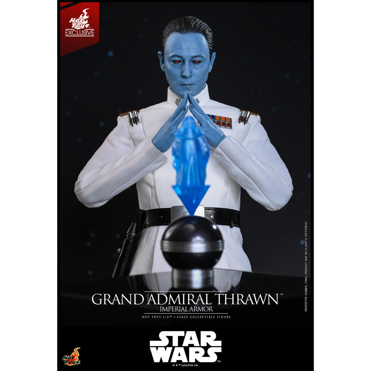 Hot Toys Star Wars - Großadmiral Thrawn (Imperial Armor) 1/6 - Rebels - Hot Toys Exclusive