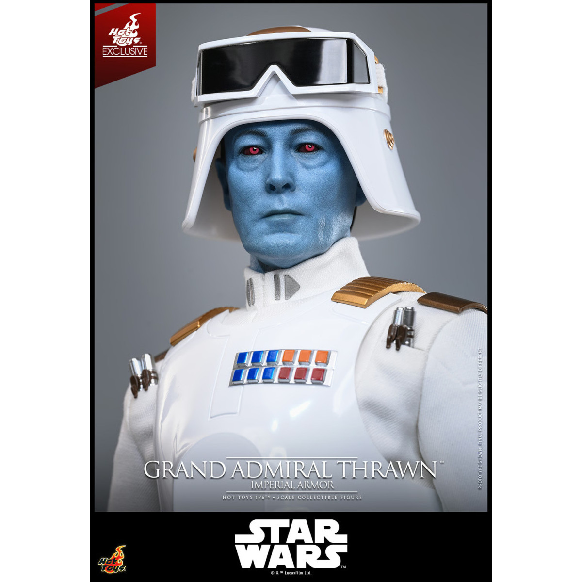 Hot Toys Star Wars - Großadmiral Thrawn (Imperial Armor) 1/6 - Rebels - Hot Toys Exclusive