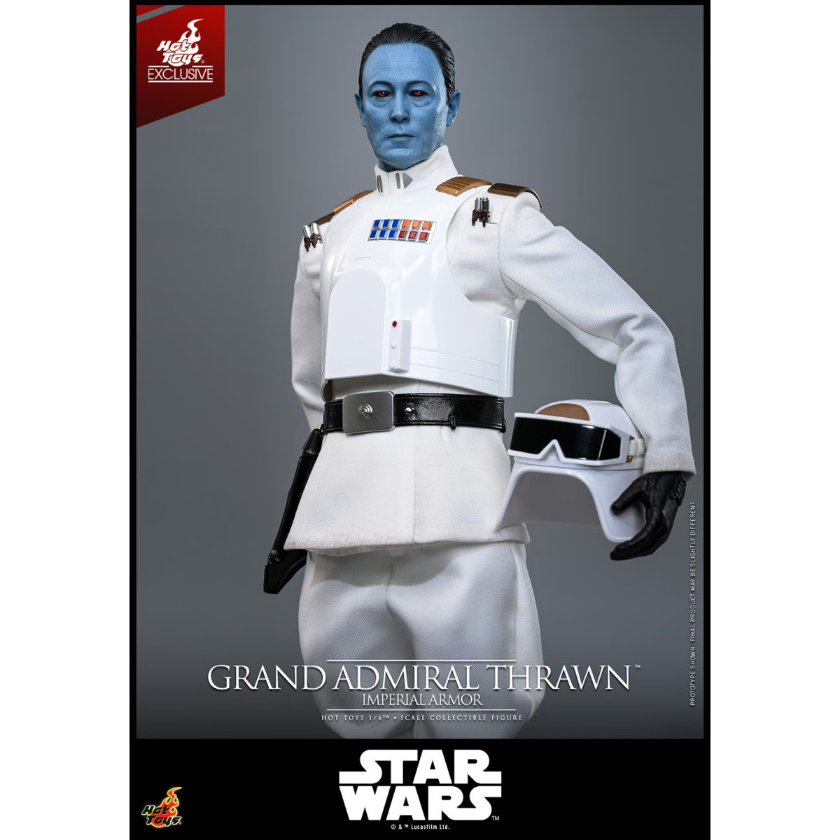 Hot Toys Star Wars - Großadmiral Thrawn (Imperial Armor) 1/6 - Rebels - Hot Toys Exclusive