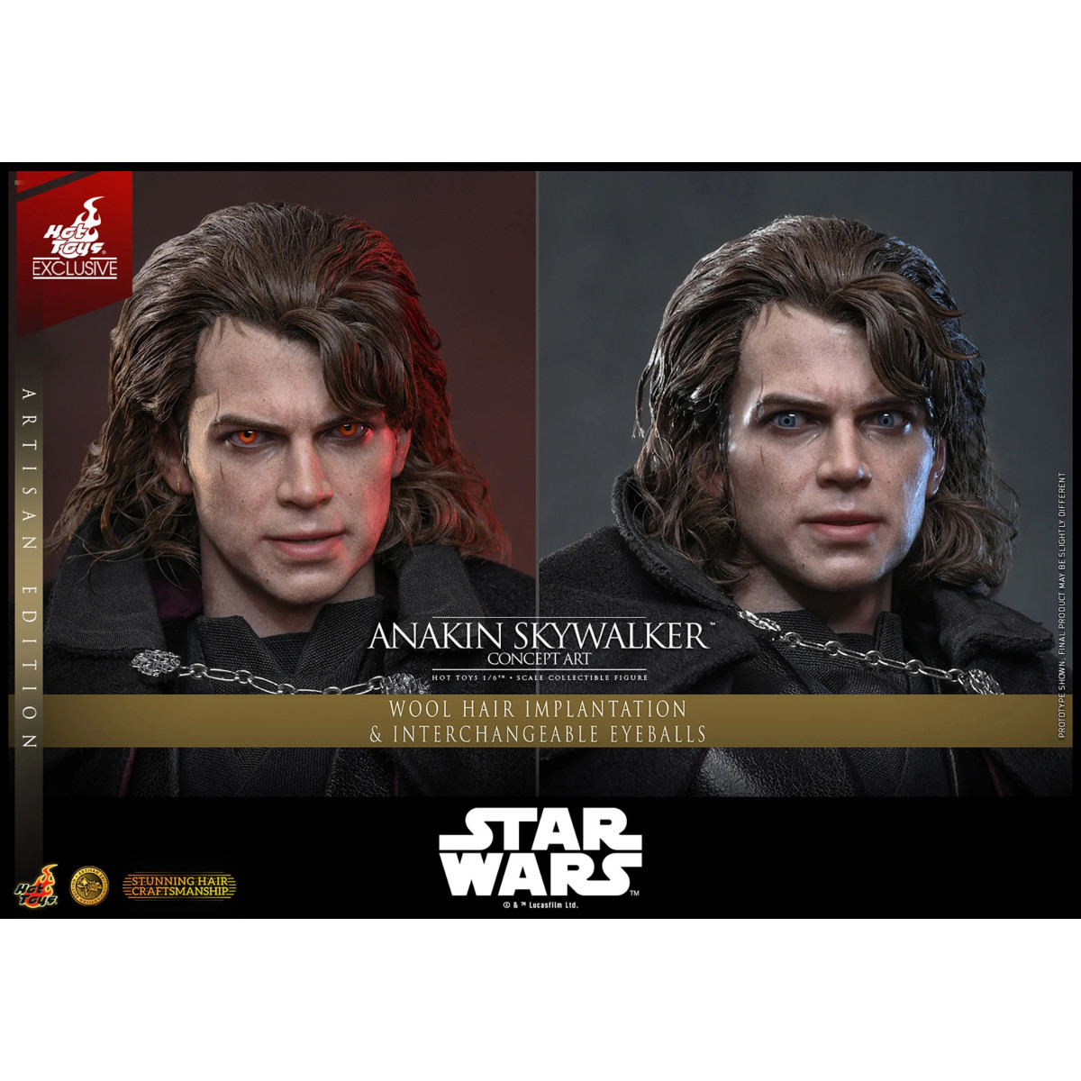 Hot toys Star Wars: Anakin Skywalker (Concept Art Version) (Artisan Edition) MMS 1/6 - Hot Toys Exclusive