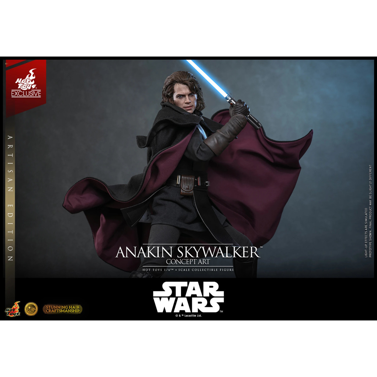 Hot toys Star Wars: Anakin Skywalker (Concept Art Version) (Artisan Edition) MMS 1/6 - Hot Toys Exclusive
