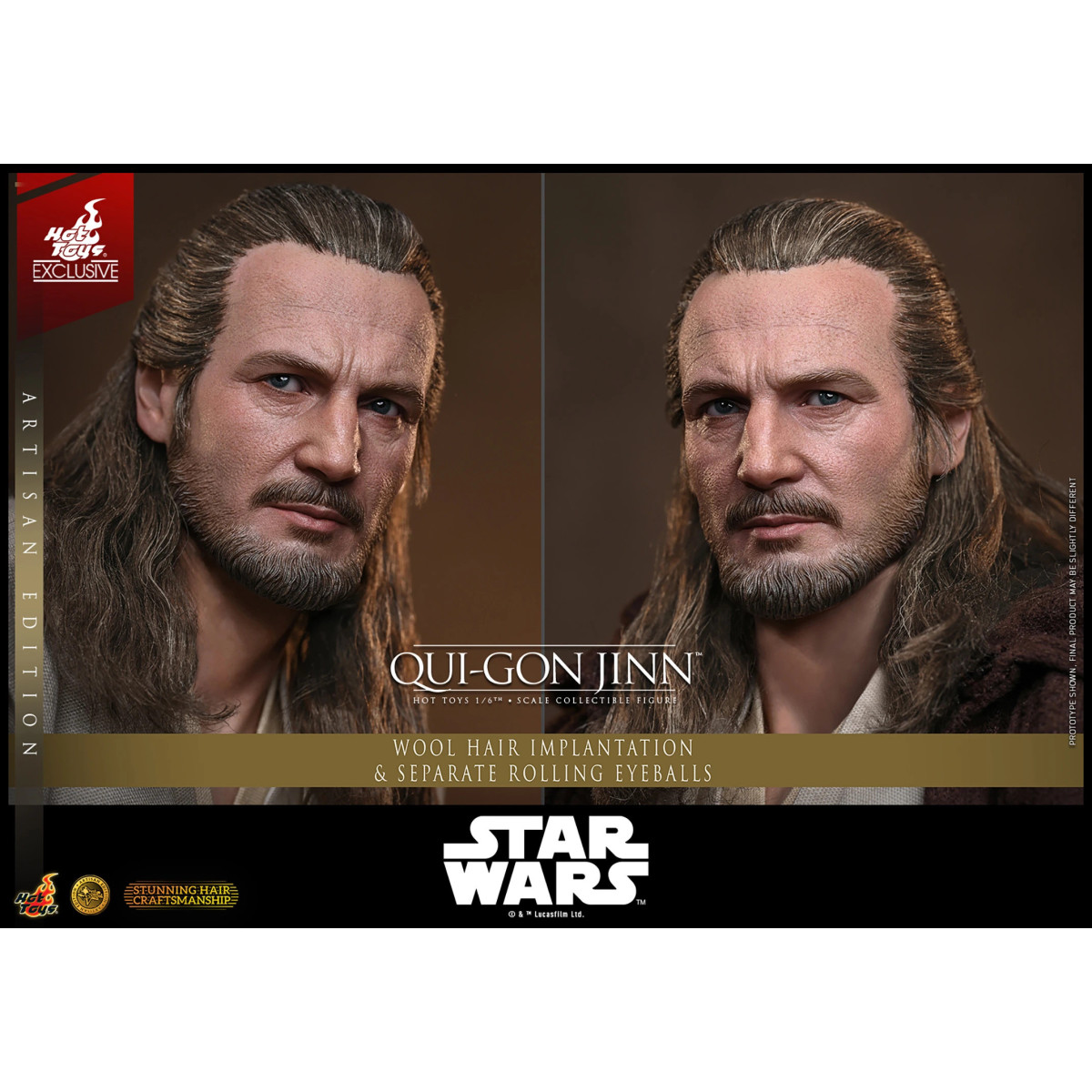 Hot Toys Star Wars The Phantom Menace - Qui-Gon Jinn (Artisan Edition) 1/6 MMS881