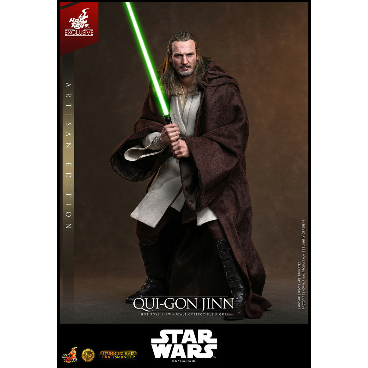 Hot Toys Star Wars The Phantom Menace - Qui-Gon Jinn (Artisan Edition) 1/6 MMS881