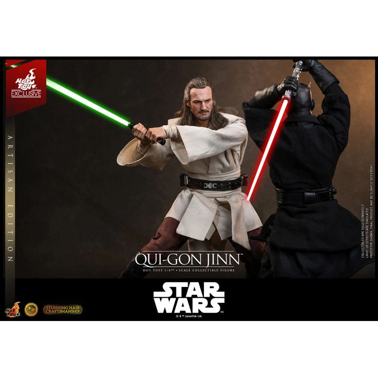 Hot Toys Star Wars The Phantom Menace - Qui-Gon Jinn (Artisan Edition) 1/6 MMS881