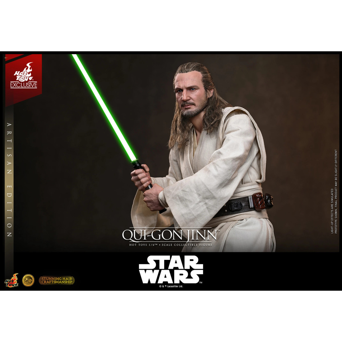 Hot Toys Star Wars The Phantom Menace - Qui-Gon Jinn (Artisan Edition) 1/6 MMS881