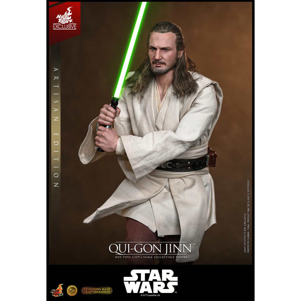 Hot Toys Star Wars The Phantom Menace - Qui-Gon Jinn (Artisan Edition) 1/6 MMS881